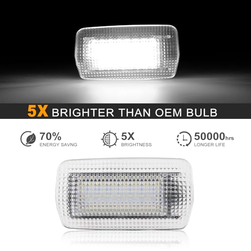 Luces LED para panel interior de puerta Toyota 2 piezas miniatura 2