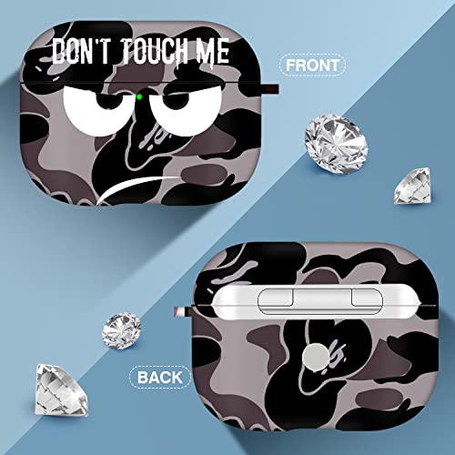 Image of for Airpods Pro 2nd Generation Case 2022, Don't Touch Me for Airpods Pro 2 Cover with Keychain /Lanyard Soft Cute Shockproof Cover for Women Men Compatible Apple AirPod Pro 2 (Grey)