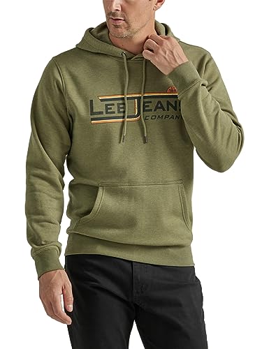 Amazon.com: Lee Men's Long Sleeve Hoodie, Deep Lichen Green, Small