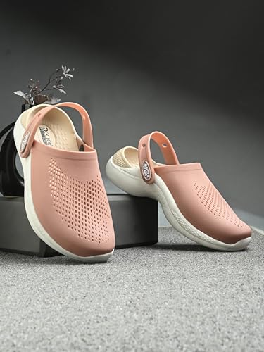 Image of Clogs for Women | Cushioned EVA Slip-On Sandals with Back Strap | Lightweight Anti-Slip Everyday Wear Footwear