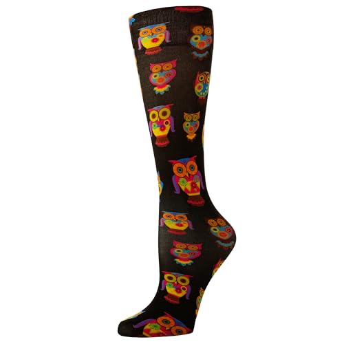 Image of Celeste Stein Therapeutic Graduated Women Compression Socks, Diabetic Socks For Womens, 8-15 mmHg For Regular Calf