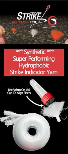New Zealand Strike Indicator - Synthetic Yarn for Fly Fishing Strike Indicators - (Stealthy White)