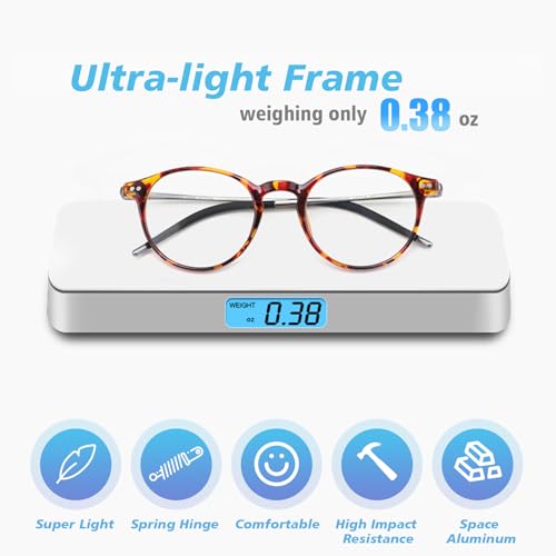 Image of Exquisite Ultra-light Progressive Multifocus Reading Glass Women Blue Light Blocking Multifocal Readers