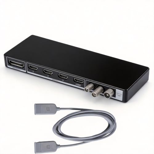 One Connect Box BN96-44183A with Cable Compatible with Samsung MU Serious 49 55 65 75 82 TV fit for UN65MU8000 UN65MU8000FUN65MU8000FXZA UN75MU8000F UN65MU8500F