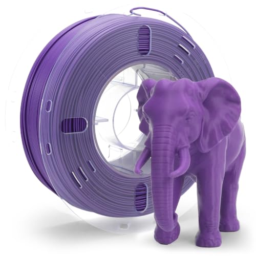 Image of VOXELAB HS PLA+ Filament 1.75mm, High Speed PLA Plus 3D Printer Filament, 1kg (2.2lbs) for Most FDM 3D Printers, Enhanced Toughness & Smooth Printing, Superior Layer Adhesion(Purple)