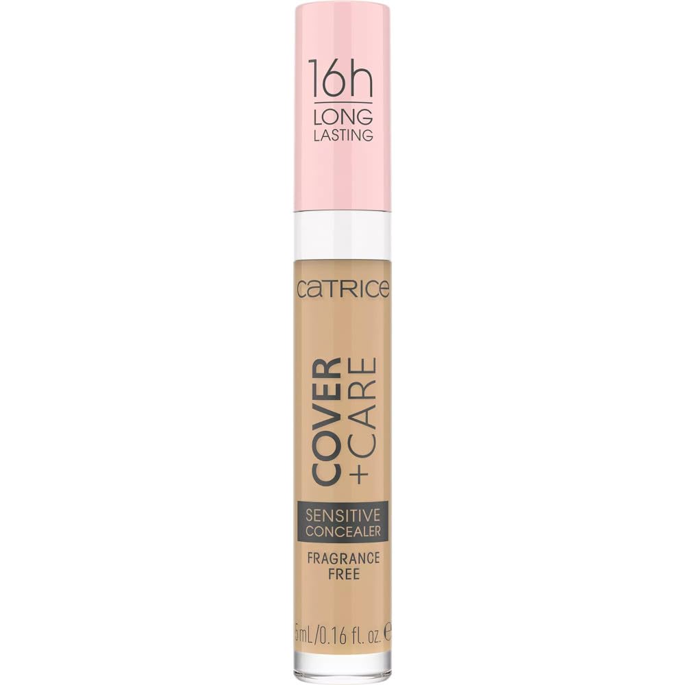 Catrice Cover + Care Sensitive Concealer, No. 030N, Nude, Anti-​Pimples, Soothing, Brightening, Nourishing, Skin, Long-​Lasting, Natural, Vegan, Oil-​Free, Waterproof (5ml)