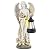 TERESA'S COLLECTIONS Angel Garden Statues with Warm Solar Light for Outdoor Decor, Resin Figurines Holding Solar Lantern for Outside, Lawn Ornament for Yard Patio Hallway, Gifts for Mom Women, 10"
