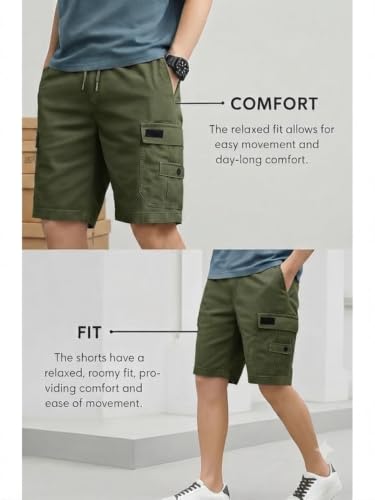 Image of Brulry Men's Shorts || Cotton Casual Shorts for Man || Shorts Pant for Men