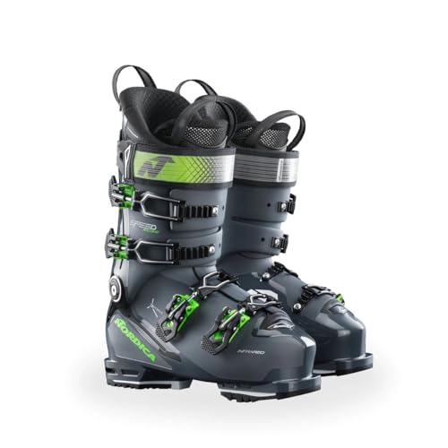 Nordica Sportmachine 3 120 Men's Ski Boots, Anthracite/Black/Red, M25.5 MY25