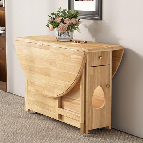 AYHARYLH 4lp ܂肽݃_CjOe[uZbg ֎qt @\ g\ C ԃe[uɈ֎q[ ȃXy[X RpNgLb`(Natural,140cm/55in)