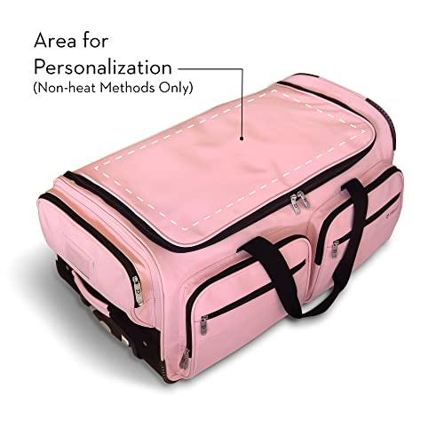 Mavii Garment Rack Duffel-Wheeled 28 Inch Collapsible Bag, Travel Costume Rack Rolling Upright Luggage