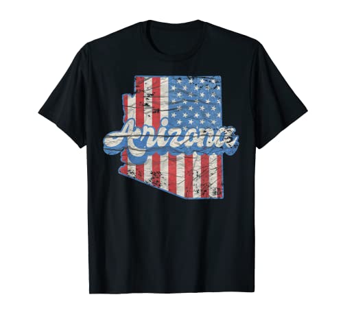 AZ Arizona US Flag Grand Canyon State Outdoor Activity Tee Maglietta