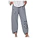 Produktbild Damen Freizeithose 7/8 Sommerhosen Lockere Hosen Damen Sommer Große Größen Hose Druck Freizeithose mit Taschen Frauen Hosen Jogginghose Loose Bequem Yogahose Haremshosen