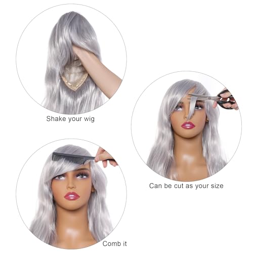 Rbenxia Curly Cosplay Wig Long Hair Heat Resistant Spiral Costume Wigs Anime Fashion Wavy Curly Cosplay Daily Party 32 Inch 80Cm thumb #2