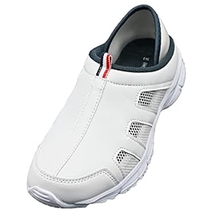 ナースシューズ 2Way 軽量 幅広4E 看護 介護 レディース メンズ (23.0cm, ネイビー) 看護師 介護士 シューズ 靴 疲れにくい 通気性 メッシュ 軽量 マツヨシ" 