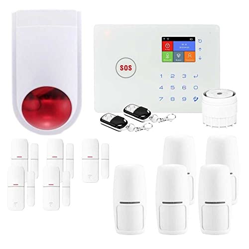 LIFEBOX - Kabelloser Alarmanlage – 2 mal mehr Sicherheit WLAN und GSM Amazone – Skalierbarer Alarm, ohne Abonnement und verbunden – Sichern Sie Ihr Zuhause – KIT7