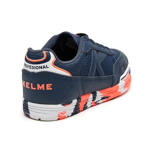 KELME Zapatillas de Niño Trueno Lace Futsal-Schuh, Marineblau, 38 EU