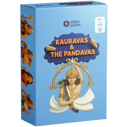 Image of Kauravas & The Pandavas, Strategy & Travel Game, Fun for Family & Friends Game Nights, for Teens & Adults, 3-5 Players