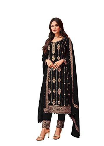 Heni Fashion Indian/Pakisatni Party/Wedding Wear Readymade Straight Salwar Kameez/Salwar Suit for Women