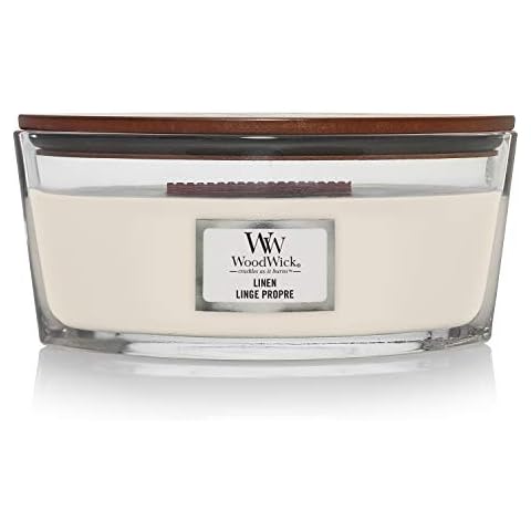 Bougie WoodWick Ellipse Linge propre Cover