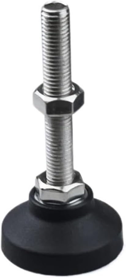 Adjustable Lathe Legs 40mm Diameter Thread Type Adjustable Leveling feet Swivel Base Articulated Legs M5/M6/M8/M10/M12(D40xM10x80mm)