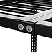 3x8 ft Overhead Garage Storage Rack, Heavy Duty Garage Ceiling Storage Racks, Adjustable 22-40 inch Dropdown, Alloy Steel, 750 lbs Capacity for Tools, Sports Gear, and Boxes, Overhead Storage Black