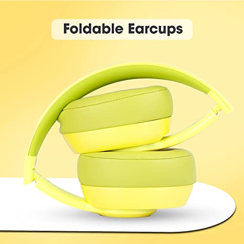 Image of ZEBRONICS Zeb-Dynamic Wireless Headphones with 34 hrs. of Playback time.(Yellow)