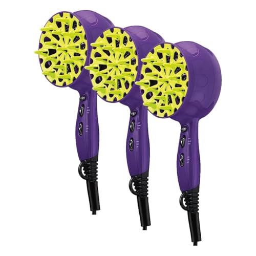 Image of Bed Head Curls-in-Check 1875W Hair Diffuser Dryer | Great for Curly Hair,Reduce Frizz & Static | Diffuser-Hair Dryer Enhances Natural Curl,Waves & Texture,(Pack of 3)