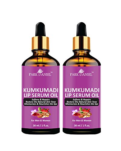 Park Daniel Premium Kumkumadi Lip Serum Oil - For Soft and Shiny LipsCombo Pack Of 2 bottle of 30 ml...