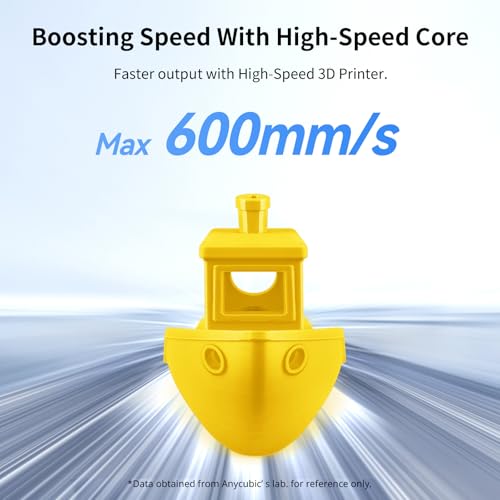 Image of ANYCUBIC High Speed 3D Printer Filament 1.75mm, Print Up to 10X Faster, Rapid PLA Filament with High Prints Quality, Dimensional Accuracy + /- 0.02mm, 1KG Reusable Spool, Vibrant Yellow