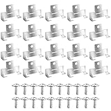 HDYEGY 20pcs Recessed Light Clips,304 Stainless Steel Retrofit Recessed Downlight Housing C Clips with Self Tapping Screws for 5 to 6 Inch Retrofit Cans