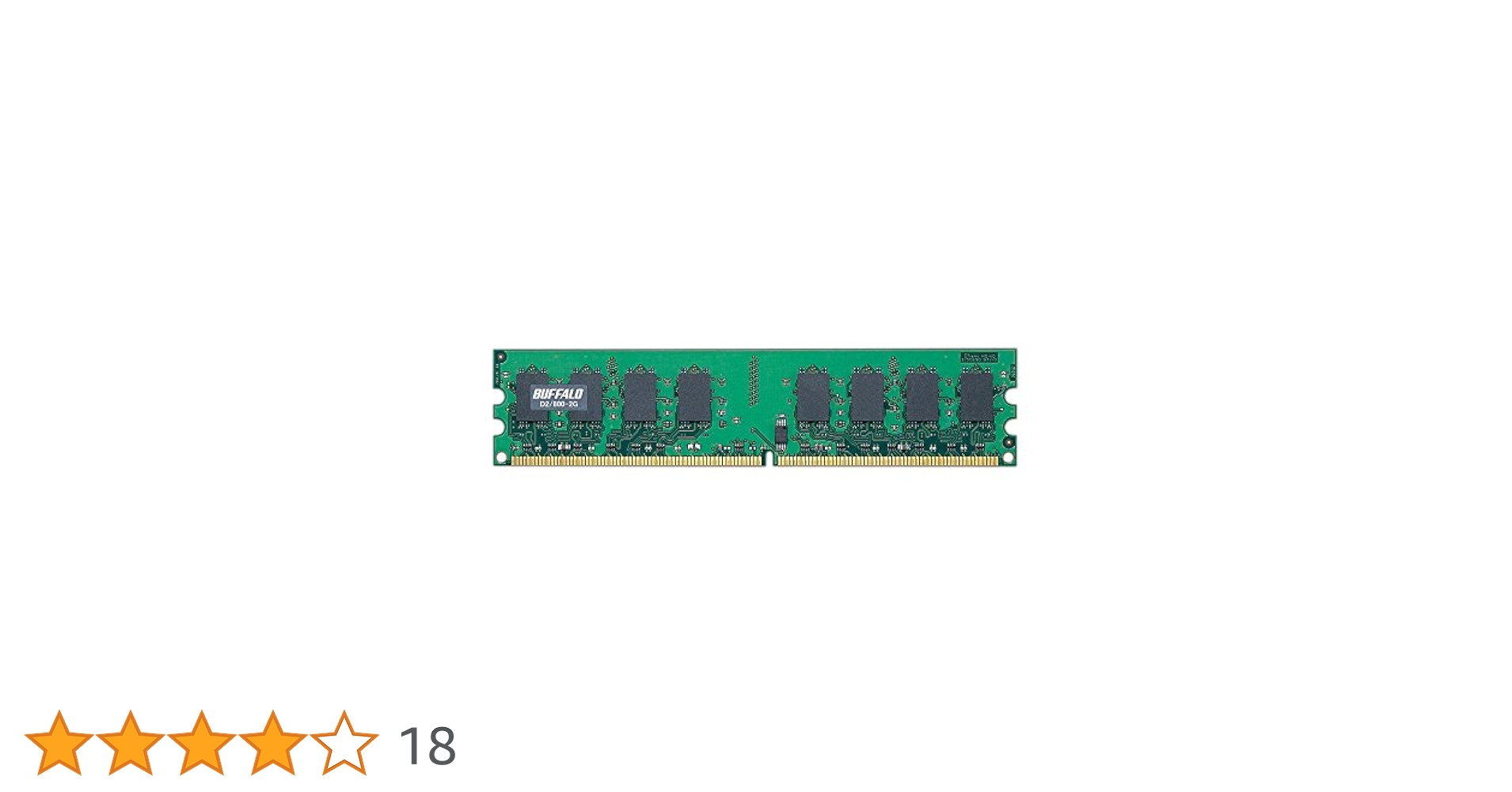 Amazon | BUFFALO DDR2 SDRAM 800MHz(PC2-6400) 240pin DIMM 2GB