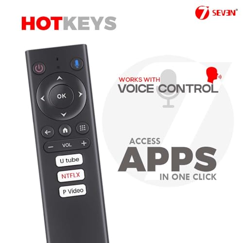 Image of 7SEVEN Voice Command Bluetooth Remote for Nokia Media Streamer Android Device and Replacement of Original Remote Control