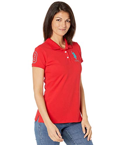 U.S. Polo Assn. USPA Solid Polo Classic Red SM