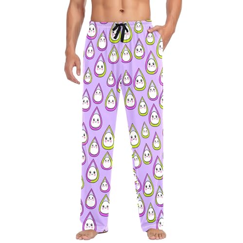 Little Spirits Men's Cotton Pajama Pants with Pockets and Drawstring Comfortable and Stylish,S