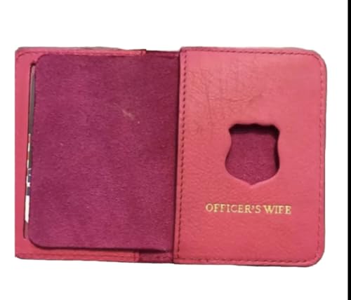 New York CITY POLICE OFFICER WIFE PINK MINI SHIELD AND ID WALLET