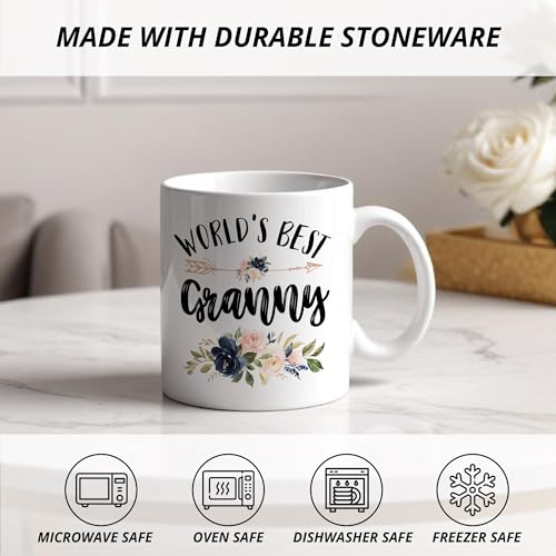 Taza de cerámica para abuela con capacidad de 11 onzas miniatura 2