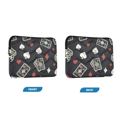 Funda acolchada para portátil diseño Casino Poker 15-16 pulg miniatura 2