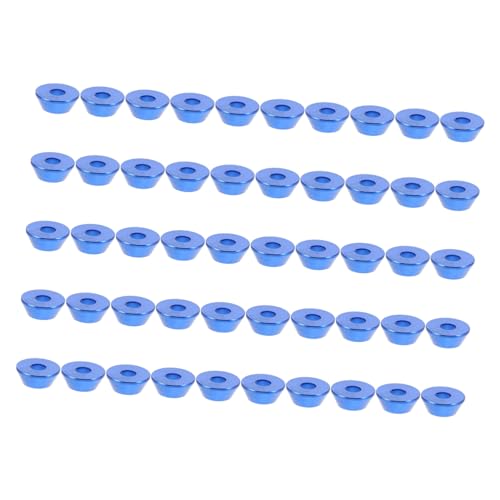 HOMOCONO Aluminum Alloy Conical Gasket 50 Pcs Cup Anti-loosening Ideal for Repair