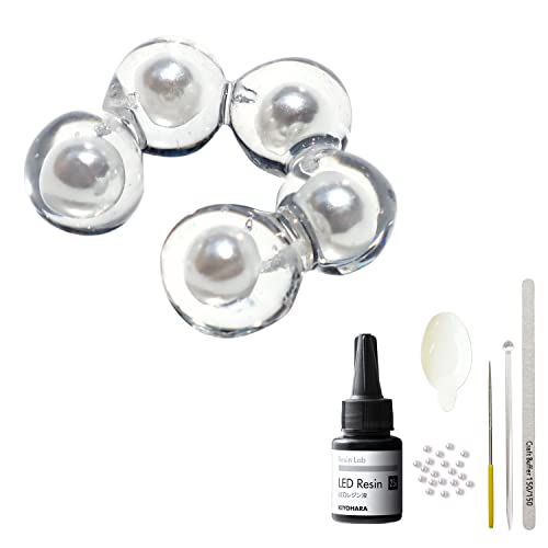 KIYOHARA ResinLab レジン ラボ パール ボール イヤーカフ が作れる セット RLS-08