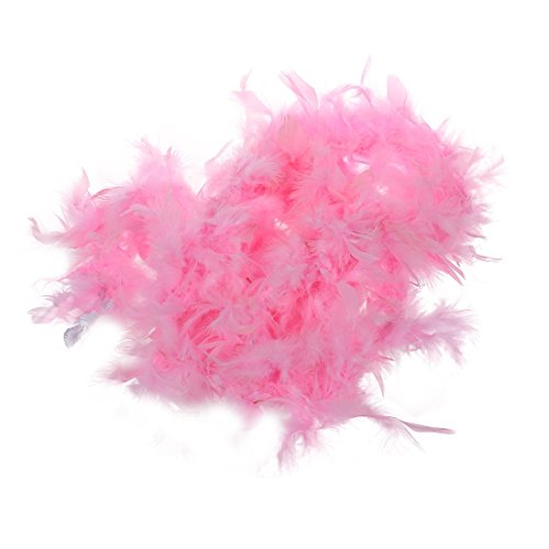 Folat - Boa de Plumas Carnaval o una Fiesta - Neón Verde - 180 cm