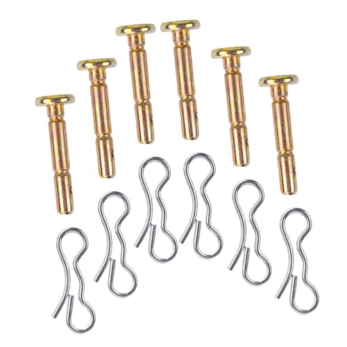 Levemolo Shear Pin Set 12pcs Replacement Shear and Cotter Pins Stainless Steel for ATV Plow Parts