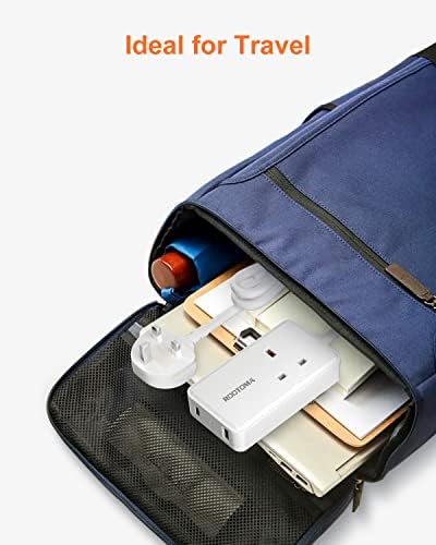 Extension Lead with USB C Port, 1 Way Outlets Power Strip with 1 USB-C and 1 USB Slots, Multi Power Plug Extension with 1M Extension Cord for Home Office Accessories Travel Essentials, 3250W 13A White