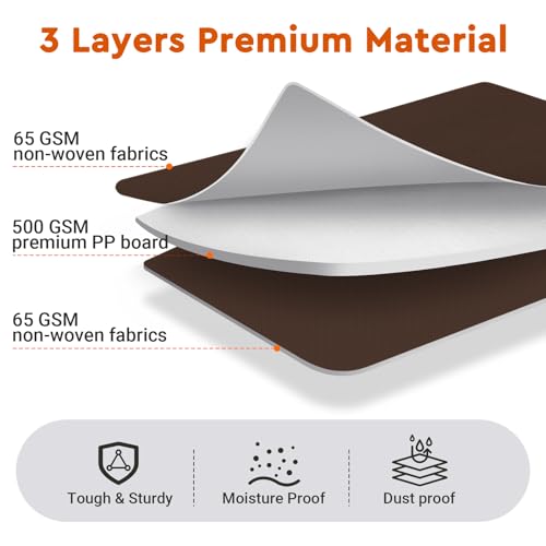 Image of StorageTastic 2 Pack Bed Sheet Closet Organizers and Storage,Sturdy Foldable Storage Containers with Window and Label,Storage and Organization for Bedding Sheets,Duvet Covers,Blankets (Brown)