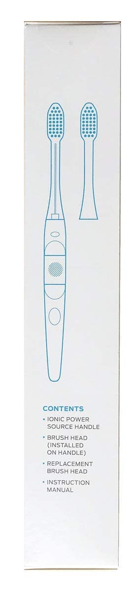 Dr. Tung's Ionic Toothbrush System with Replacement Head for Cleaner Whiter Teeth, Makes Teeth Repel Plaque! bringing healthy smiles naturally. Silent, Small and Ready-to-use IONIC Toothbrush