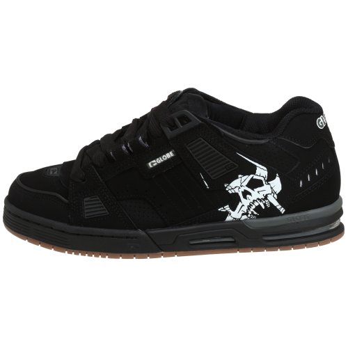 Image of Globe Men's Sabre Sneaker,Black /Charcoal Skull,14 M US
