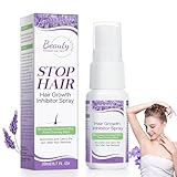 Hair Growth Inhibitor for Face & Body, Permanent Hair Removal Spray– Reduces Hair Growth, Gentle & Effective, Moisturizes Skin, Lightens Regrowth, for Face, Underarms, Legs, Bikini Line, Arms（1PCS）