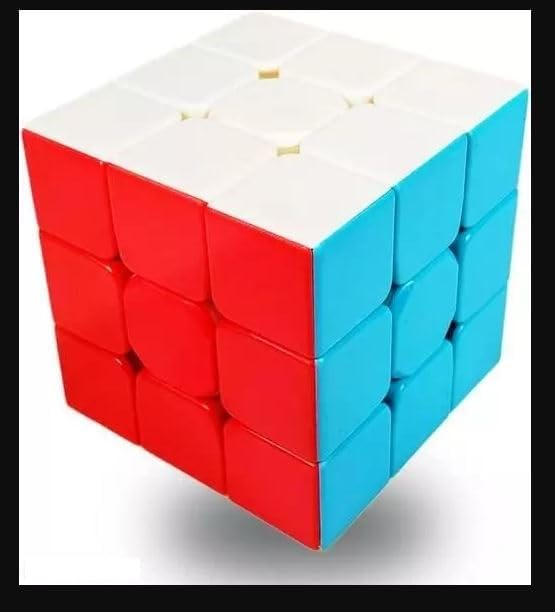 Speed Cube - 490 Rubix Cube for Kids and Adult, 1pc, (Multi Color