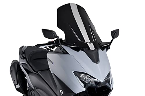 Bulle V-Tech Line Touring Puig 9424N noire pour voyager à moto l'esprit léger