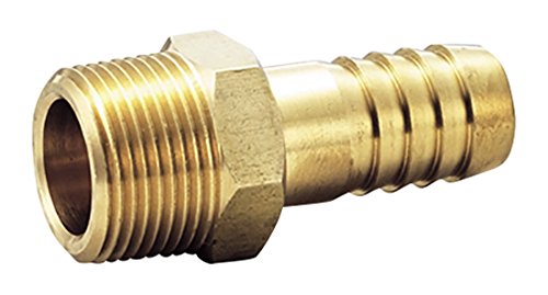 フローバル ホースニップル 黄銅製ねじ込継手 GHN-0213 1/4x12.7